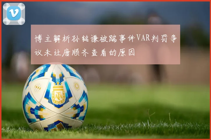 博主解析孙铭谦被踹事件VAR判罚争议未让唐顺齐查看的原因
